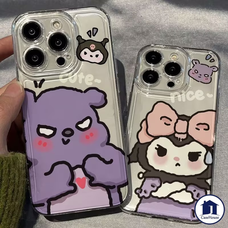 เคสนิ่มใสลายน่ารัก Kuromi เข้ากันได้กับ VIVO Y17s Y20 Y21 Y16 Y21s Y15 Y22 Y12i Y12 Y27 Y15s Y20G Y11 Y17 Y36 Y20i