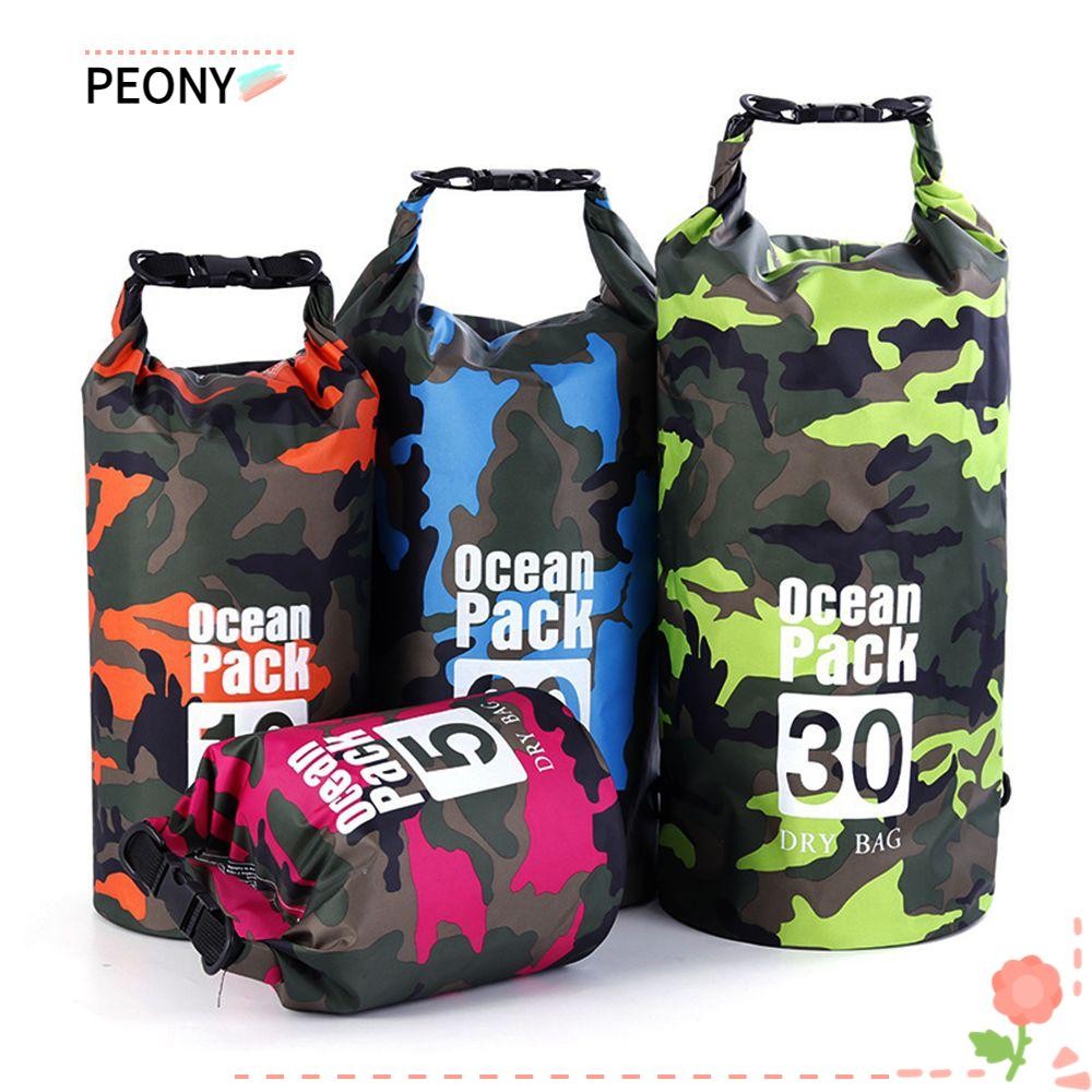 Peonypavilion กระเป๋าว่ายน้ําชายหาด 2/5/10/20/30L พับกลางแจ้งดําน้ํา River Ocean กระเป๋าเป้สะพายหลัง