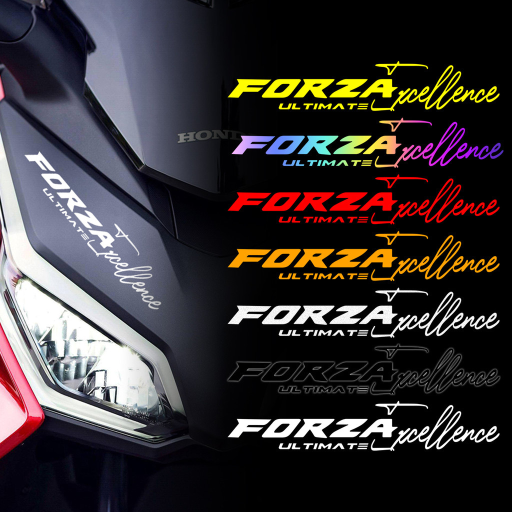 7สี/สําหรับฮอนด้าฟอร์ซาด้านหน้ากันชนสติกเกอร์รถจักรยานยนต์ปกรอยขีดข่วนสติกเกอร์ตกแต่งอุปกรณ์มอเตอร์ไซค์กันน้ําสะท้อนแสง