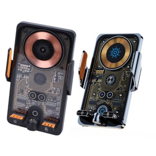 ที่วางโทรศัพท์ในรถยนต์พลัง Lily 66W การชาร์จด้วยแคลมป์ตรวจจั…