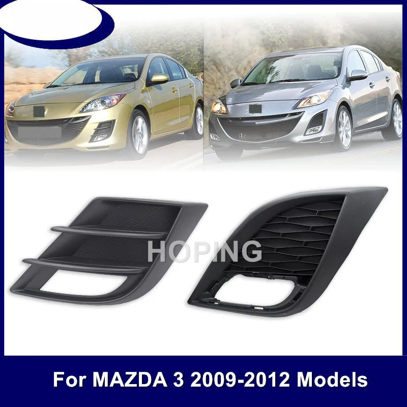 Moto22r หมอกโคมไฟย่างสําหรับ Mazda 3 Neo 2009-2012 M3 BL BK 1.6L ด้านหน้าหมอกฝาครอบ Bezel กรอบหมอก H