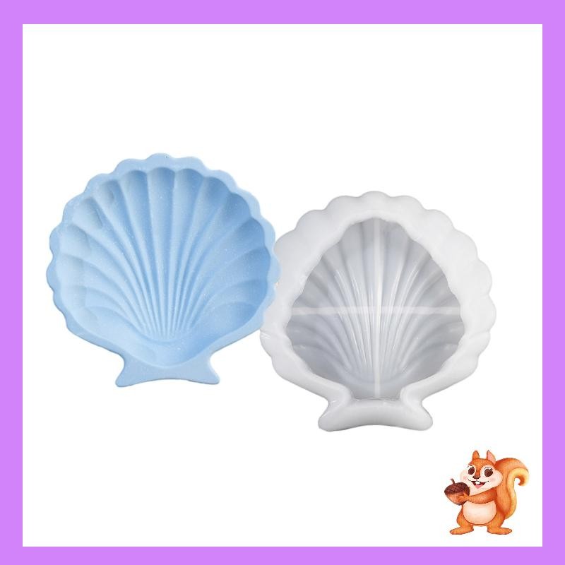 Siy ซิลิโคนนุ่ม Ocean Shell Designs ถาดแม่พิมพ์ซิลิโคนยืดหยุ่น Sea Shell จานแม่พิมพ์สําหรับ Creative Crafting และ Storage