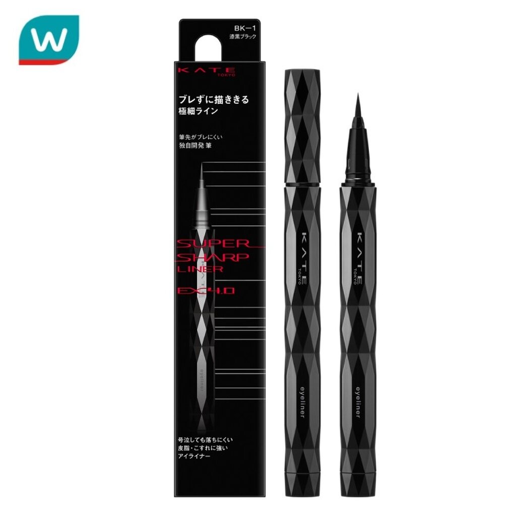 Kate เคท ซุปเปอร์ ชาร์ป ไลเนอร์ EX 4.0 0.5มล. BK-1 เจ็ท แบล็ค
