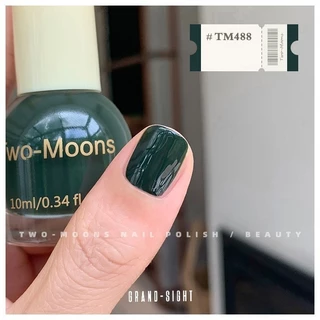 🔥พร้อมส่ง🔥 Two-moons ของแท้ ยาทาเล็บ สีทาเล็บกึ่งเจล ขนาด10ml*1 ไม่ต้องอบ สีสวย แห้งไว รุ่นใหม่ t9