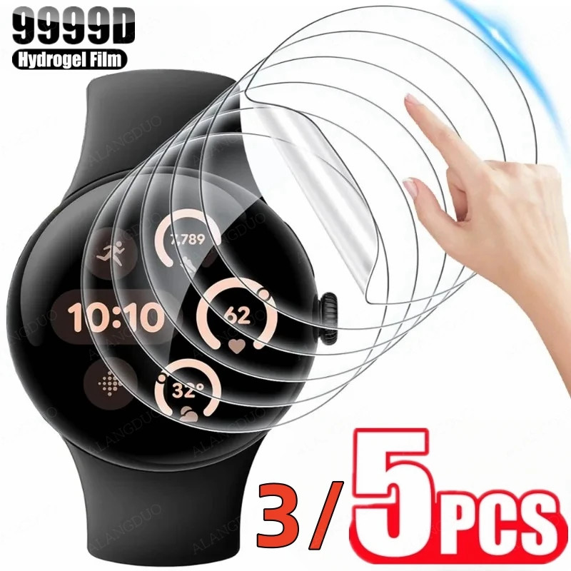 Google Pixel Watch 3 2 ฟิล์มฟิล์มป้องกันฝาครอบซ่อมได้ HD Soft TPU Hydrogel Film Google Pixel Watch 3 2 ฟิล์มกันรอยหน้าจอ