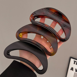 3 สี Vintage อะคริลิค Hairpin หางม้าคลิปผม Big Grips Hairpin…