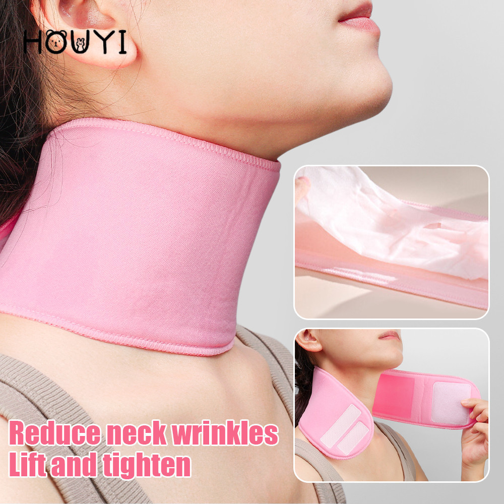 Reusable Gel Anti-aging Neck Strap - SPA Neck Wrap Mask Moisturizing Belt - Women Neck Nourishing Lift Skin Care Tool