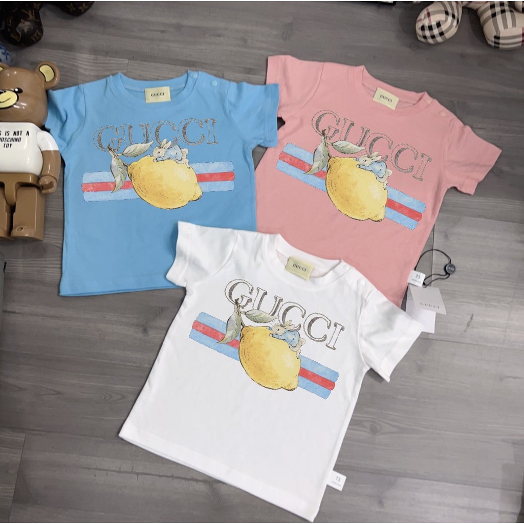 (มีแท็ก) 0-10ปี ผ้าฝ้ายท็อปส์ชายหญิงยี่ห้อแขนสั้นเสื้อยืดแฟชั่นเสื้อยืดทารกแรกเกิดเสื้อยืดการ์ตูนเด็กเด็กเด็กฤดูร้อนสาวเด็กสไตล์เกาหลีด้านบ