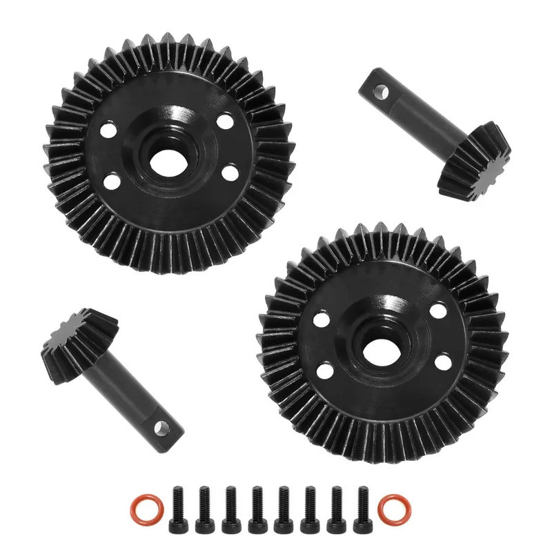 37T 13T เหล็ก Differential ชุดเกียร์แหวนเกียร์ Pinion เกียร์ 5379X 5679R สําหรับ Traxxas Summit E-Revo 1/10 RC รถอะไหล่อัพเกรด-*-*-*