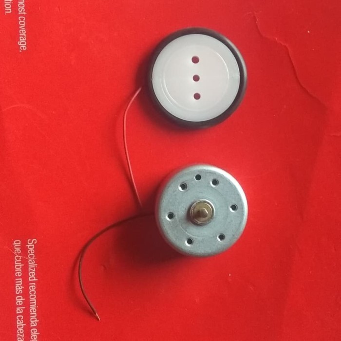 DP99 mini dynamo dc Motor 3-6 v + ล้อยางสีขาว