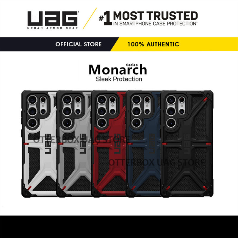Uag Samsung S23 Ultra S22 Ultra / Galaxy S23 S22+ Plus Case Monarch Kevlar Premium Rugged Slim กันกระแทกฝาครอบป้องกัน