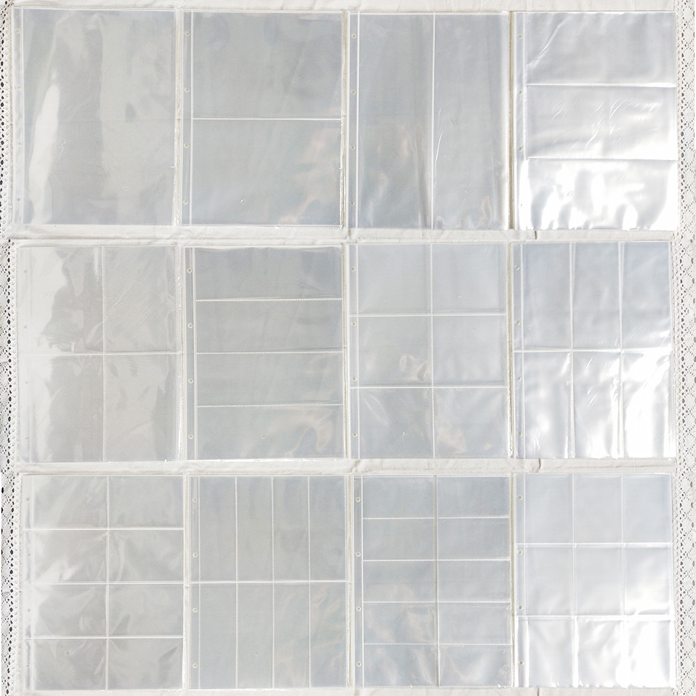 Plrbok โปสการ์ด อัลบั้มรูปภาพ A4 4 รู 1 2 3 4 6 8 10 ช่อง 10 ชิ้น