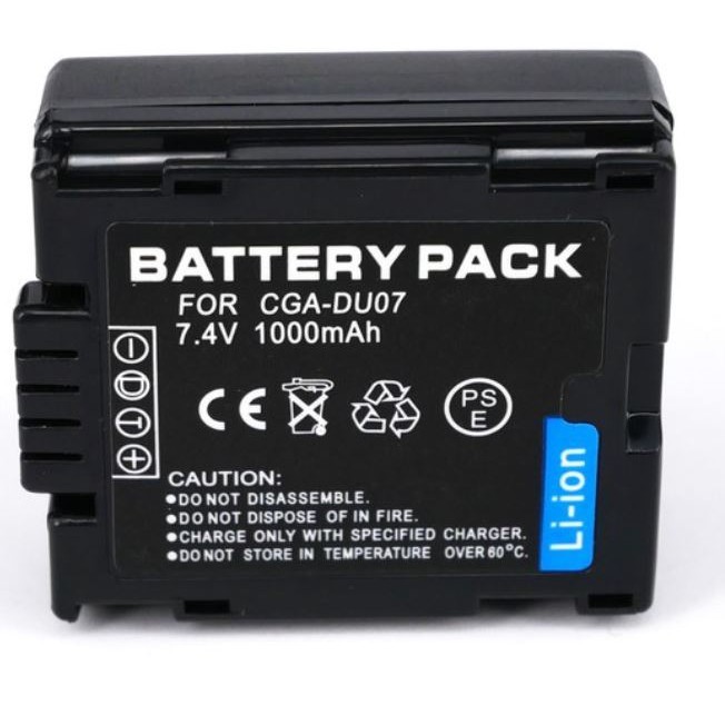 แบตกล้องPANA IO-DU07 ใช้กับกล้อง Panasonic รุ่น PANASONIC NV-GS10 NV-GS100K NV-GS10B NV-GS10EG NV-GS