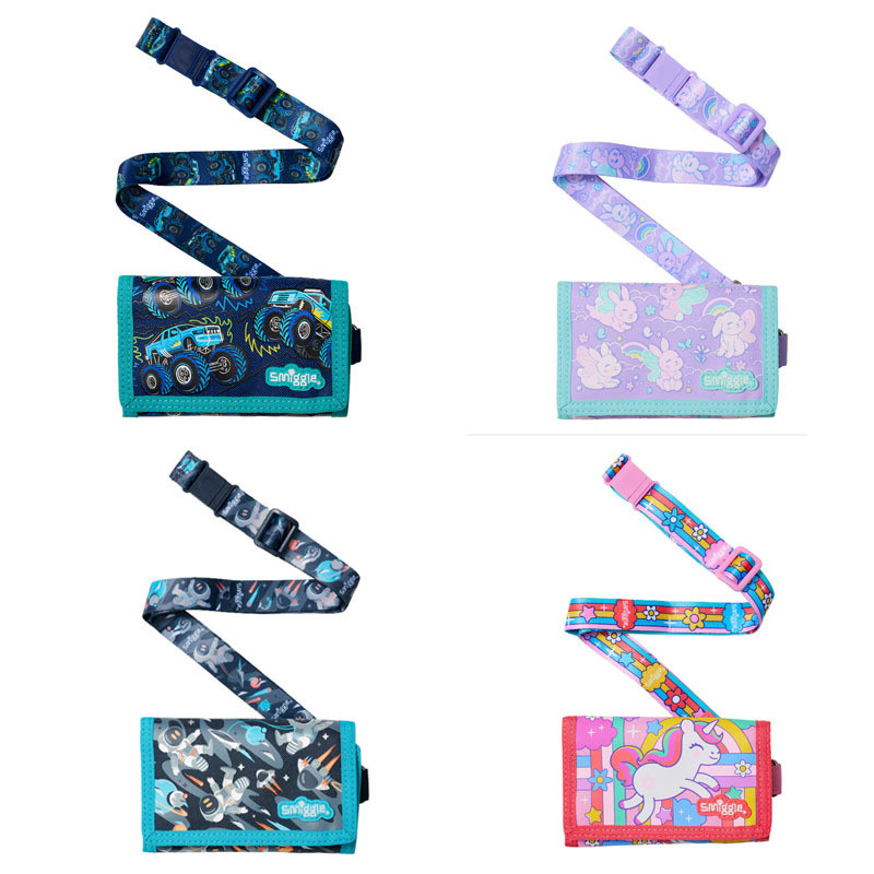 Australia smiggle2024 New Style Jeep Rabbit Spaceman Unicorn Childrens Student Wallet
