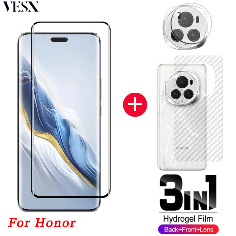 ฟิล์มกระจก UV สำหรับ Honor Magic 6 5 Lite 4 3 200 100 90 80 70 50 Pro+ Plus X9a X9b 5G 2024