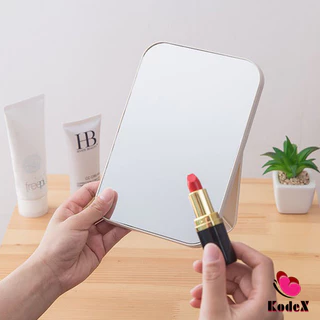 KDX กระจกตั้งโต๊ะ แบบพกพา กระจกพับพกพาสะดวก Folding makeup mirror
