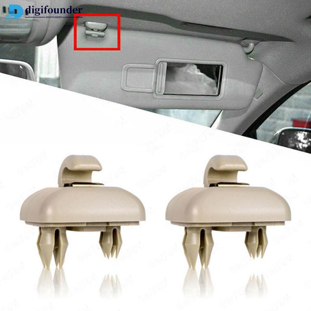 Digifounder 1 PC ภายในรถ Sun Visor คลิปผู้ถือ Hook Bracket แขวนสําหรับ Audi A1 A3 A4 A5 Q3 Q5 S3 S4 