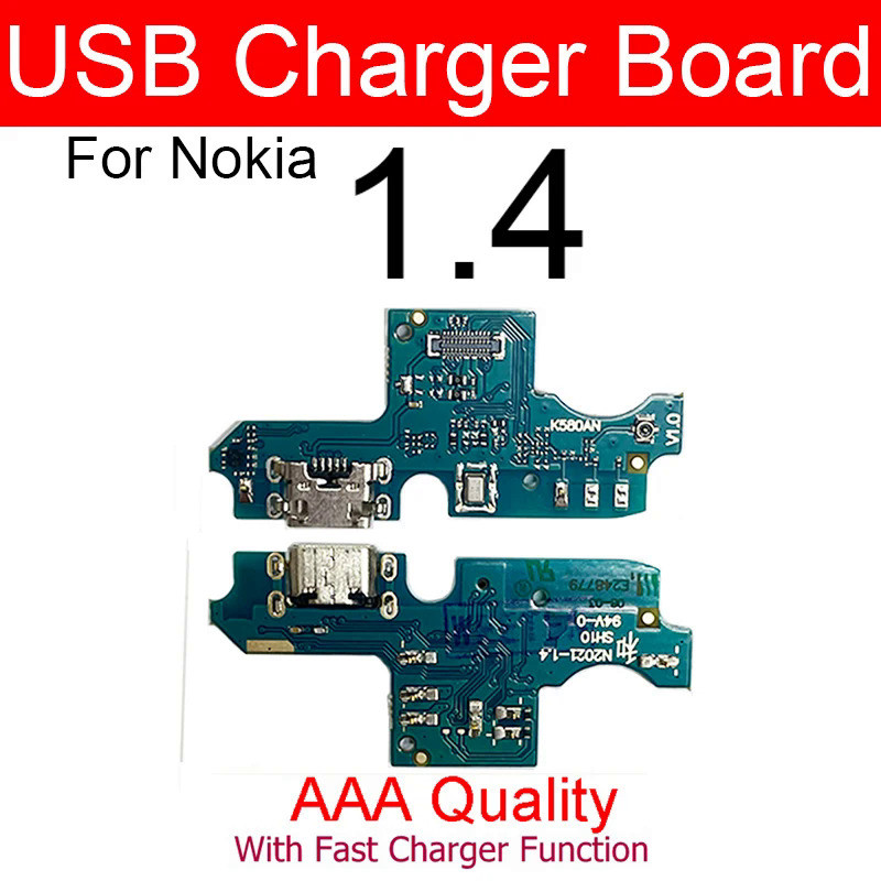 สําหรับ โนเกีย 1.3 1.4 2.2 2.3 2.4 3.2 3.4 4.2 5.3 5.4 6.2 7.2 ยูเอสบี ชาร์จพอร์ตคณะกรรมการเชื่อมต่อชิ้นส่วน - รูปที่ 5