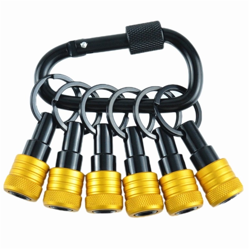 Amore 6 ชิ้นผู้ถือบิตพวงกุญแจไขควงผู้ถือบิตสําหรับผู้ชาย 1 4 Shank เจาะ ราคา ถูกที่สุด ดีลบีเคเค แกลเลอรีภาพที่ 9
