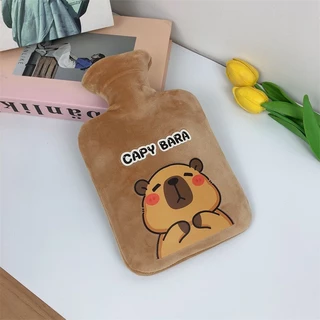 COD🔥capybara🔥ถุงน้ำร้อน ถุงประคบร้อน คลายหนาวแก้ปวดเมื่อย ช่วยลดอาการปวดประจำเดือน 500/750/1000ML