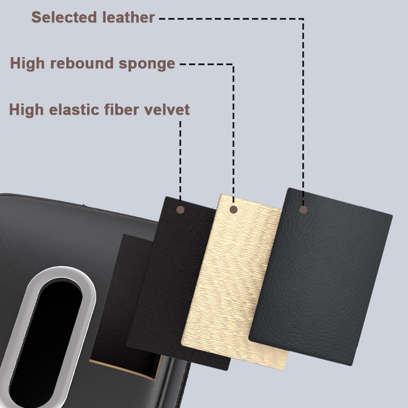 1pcs รถพรีเมี่ยมหนังกล่องกระดาษทิชชู Napa หนังรถสําหรับ BYD Atto 3 หยวน Plus F3 E6 F0 G3 I3 Ea1 เพลง Max Tang - รูปที่ 3