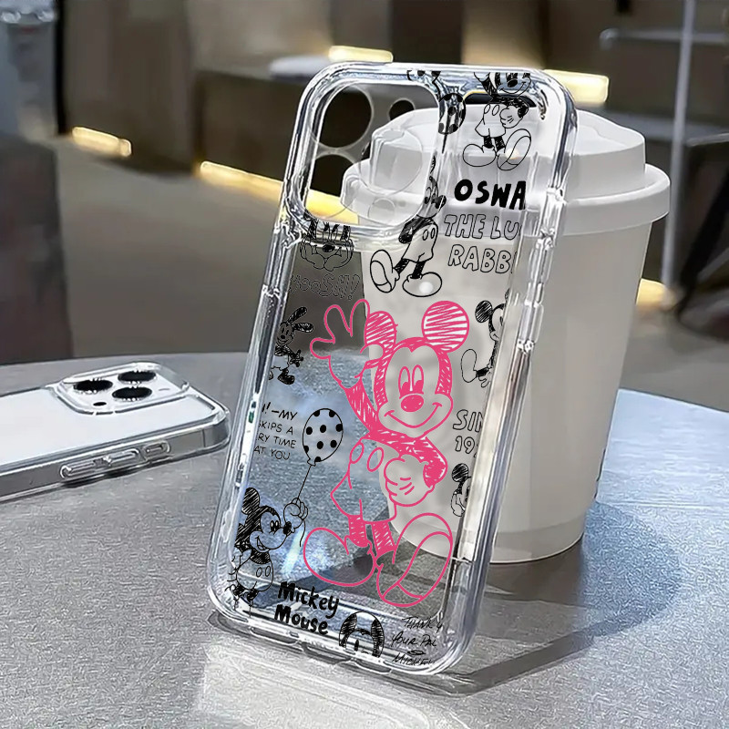 AWIFI ส่งไวจากไทย เคสโทรศัพท์อะนิเมะการ์ตูน น่ารัก ไอโฟน11 For iPhone16 12 13 14 15Pro MAX X XS XR XS 6 7 8Plus