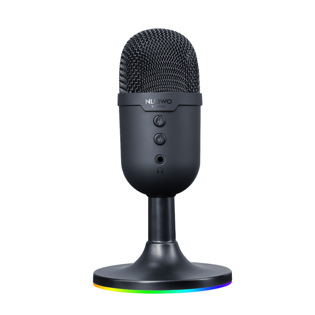 NUBWO ไมค์สตรีมมิ่ง รุ่น X700 ALMIGHTY MICROPHONE RGB ไมค์ตั้งโต๊ะ ประกัน2ปี