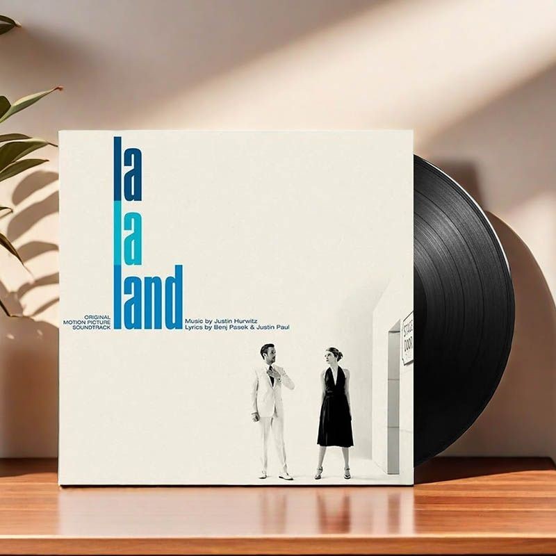 ของแท้ La La Land Vinyl LP Movie เพลงประกอบต้นฉบับเพลงเพลง 40 ซม.แผ่นเสียง th