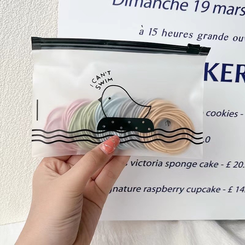 [จัดส่งจากประเทศไทยยางรัดผมสไตล์เกาหลีสำหรับผู้หญิง เชือกมัดผมเส้นเล็ก ยางรัดผม hair🍉 - รูปที่ 6