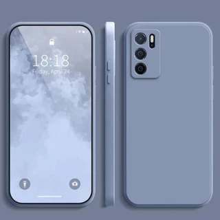 เคส OPPO A16 สีทึบ OPPO A16 เคสซิลิโคนป้องกันการตกสีธรรมดาเรียบง่าย YT