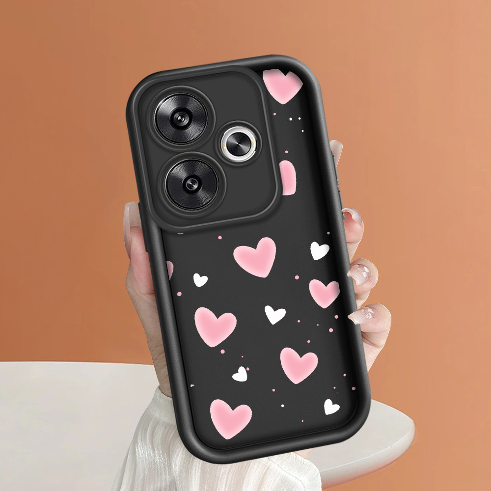 LOKAL ปลอก Hp สําหรับ Xiaomi Poco F6 5G สต็อกท้องถิ่น Softcase เคสโทรศัพท์ Soft Soft Sofcase น่ารักร