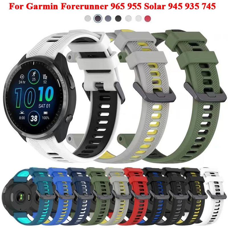 สำหรับผู้เบิกทาง Garmin 965 955 945 935 745 wacth สายรัดซิลิโคนวงเปลี่ยนสร้อยข้อมือสายรัดข้อมือนาฬิกาสมาร์ท