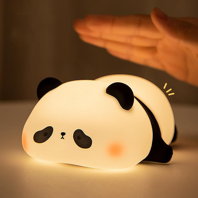 Creative Panda การ์ตูน Night Light ตาราง PVC Bedlight LED Night Light ของขวัญเพื่อน