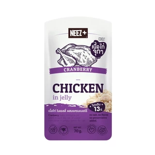 Neez+ อาหารเปียกแมว [ยกลัง 48 ซอง] เกรดพรีเมี่ยม เพื่อสุขภาพ ขนาด 70 กรัม