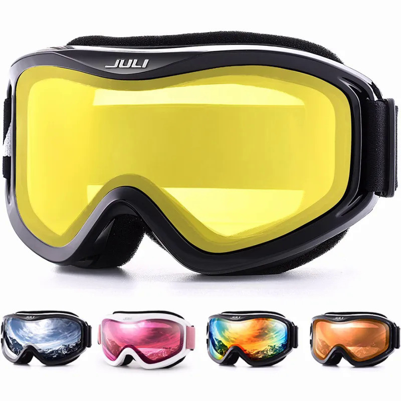 Ski Goggles,Winter Snow Sports with Anti-fog Double Lens ski mask glasses skiing men women snow gogg