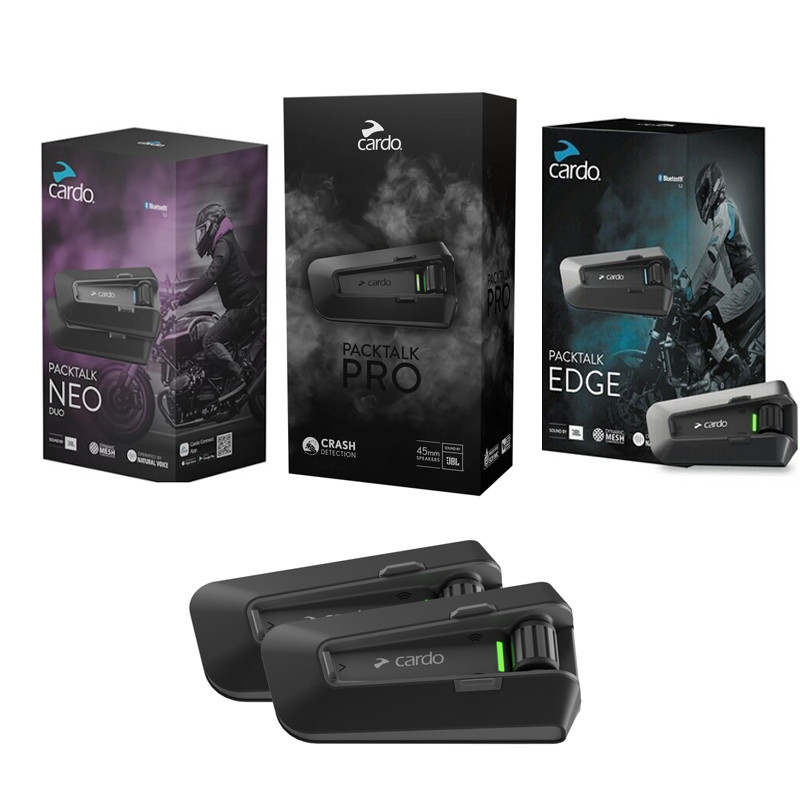 Cardo HEADSET PACKTALK EDGE, NEO, PRO BLACK