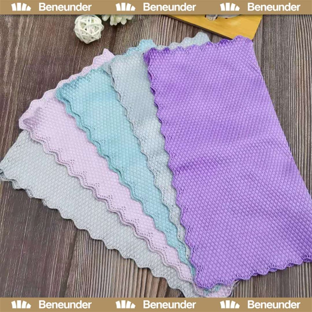 ผ้าเช็ดกระจก ผ้าเช็ดรถ ขนาด 25*25cm ผ้าไมโครไฟเบอร์ ไม่ทิ้งคราบ ดูดซับน้ำได้ดี สำหรับเช็ดกระจกและรถโดยเฉพาะ
