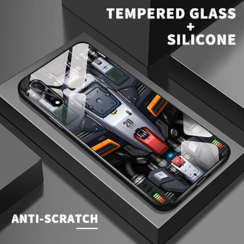 เหมาะสำหรับ IQOO Neo Neo3 5G Neo5 U1x U5x Z1 Z3 Z5X กรณีโทรศัพท์ป้องกันการตกเคส Cool Technology Engi