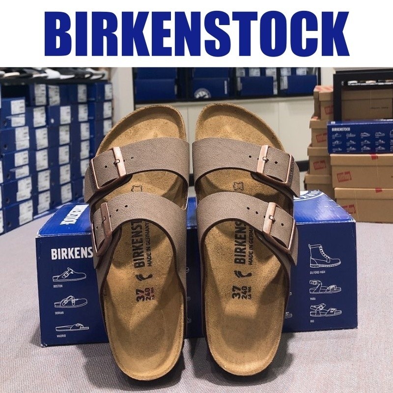BIRKENSTOCK Arizona Sandals Unisex Classical Coffee Oiled Wax Leather Sandals Women, Men Sandal, Slipper Women, Slipper Men