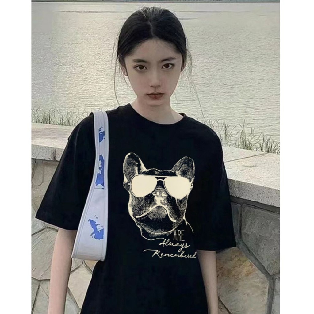 TeeTwoOneเรียบง่ายและมีสไตล์ เสื้อยืดโอเวอร์ไซส์ "ARE" พิมพ์ลาย COTTON ผ้าฝ้ายใส่สบาย ไม่ต้องรีด โคตรนุ่ม unisex