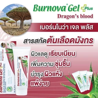 Burnova Gel Plus Dragon’s Blood 20g เบอร์โนว่า เจลลดรอยแผลเป็น รอยดำ รอยสิว ฟื้นฟูผิว