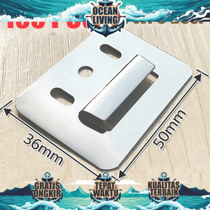 Wpc Wallboard & Wall Panel Clip (ขายต่อแพ็คเกจ 100 ชิ้น) / WPC Panel Hook Bleket Clip and Wallp Pane