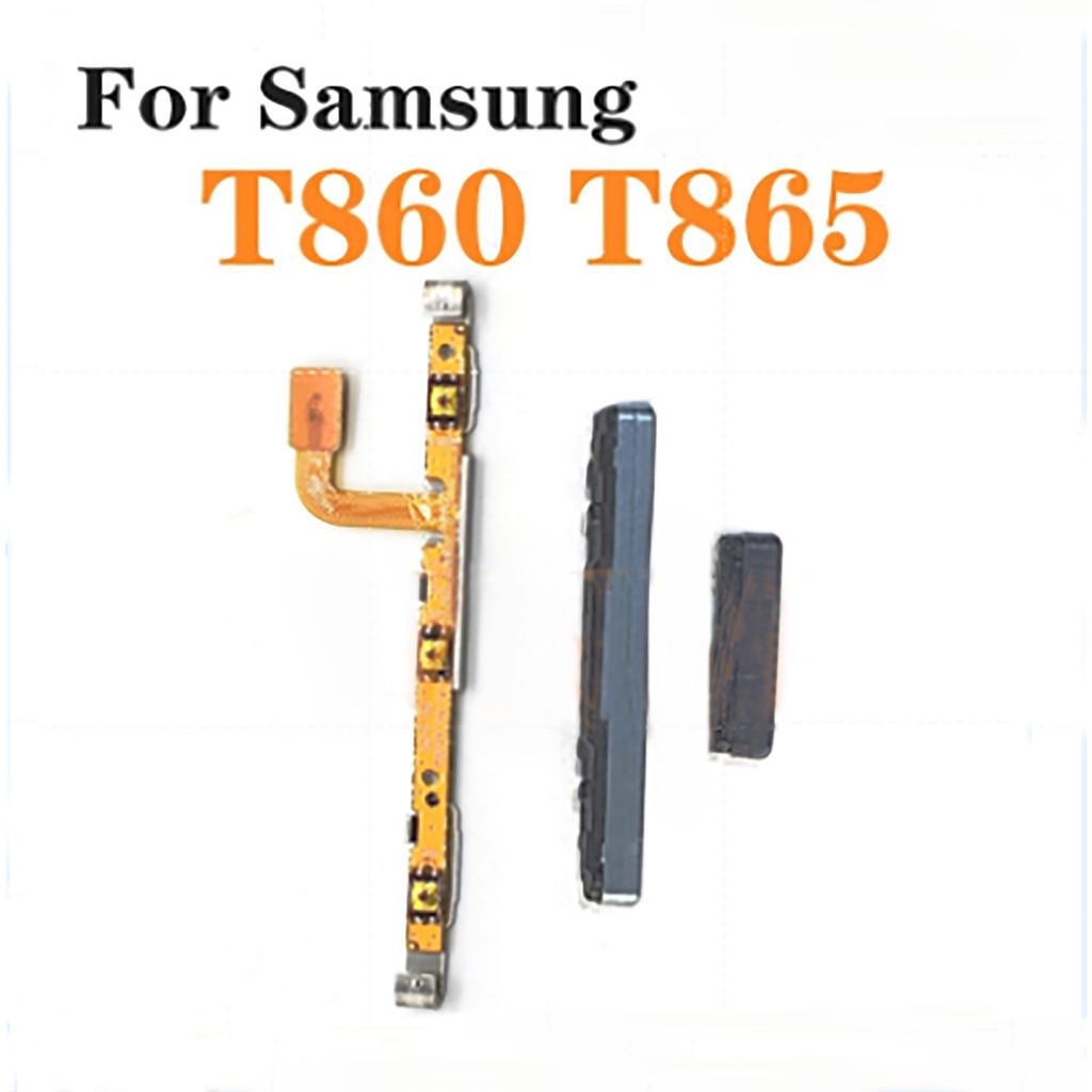 On Off Power volume ปุ่ม flex สําหรับ Samsung Galaxy Tab S6 T860 T865 4G T866 5G ด้านข้างสวิทช์ Up Down ปุ่มคีย์สายริบบิ้น