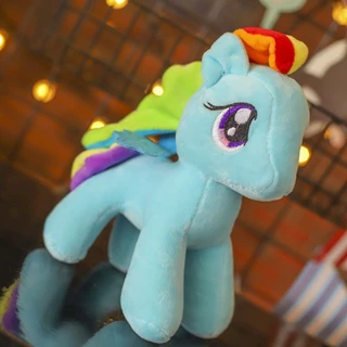 ในสต็อก My Little Pony Series25 ซม./30 ซม./40 ซม.รุ่น Q นั่งตุ๊กตาน่ารัก Twilight Sparkle หมอนเครื่องประดับเด็ก Plush ของเล่นของขวัญวันวาเลนไทน์ Pony Rainbow Plush Soft