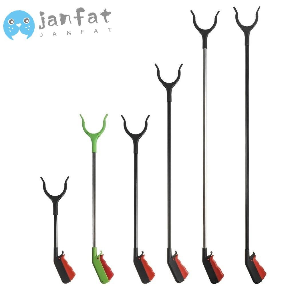 JANFAT เครื่องมือเข้าถึงขยะ, คีมหยิบขยะแบบดัดแบบใช้มือถือ, เครื่องมือ Grabber ขยะที่ใช้งานได้จริงน้ําหนักเบาอุปกรณ์ในสวน