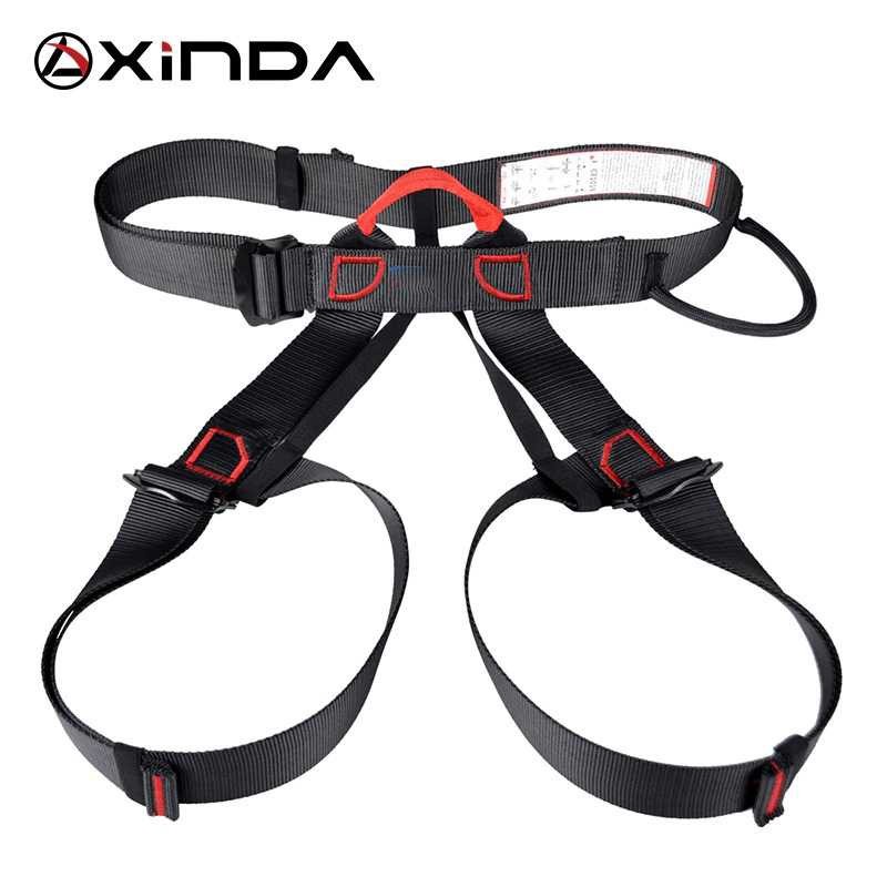 XINDA เข็มขัดนิรภัย Body Half Body Safety Harness Survival Rock Climbing - XD -A9501