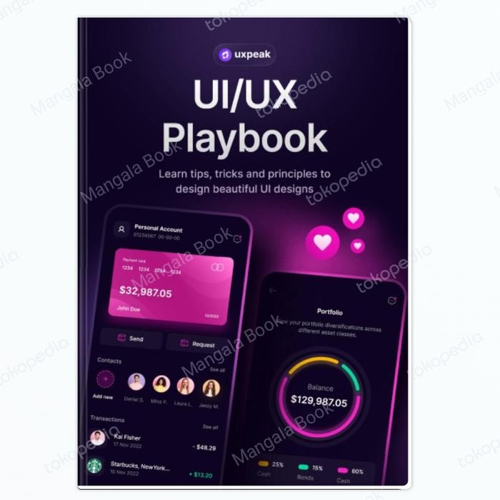 UXPeak. หนังสือเล่น UI-UX เรียนรู้วิธีออกแบบการออกแบบ UI ที่สวยงาม