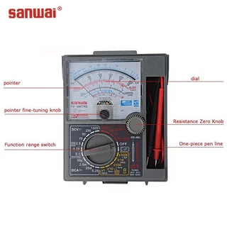 มัลติมิเตอร์ แบบอนาล็อก Sanwa meter YX-360TR โอม มิเตอร์ โวลมิเตอร์ มิเตอร์วัดไฟ มิเตอร์วัดไฟ แบบเข็ม รุ่น Multimeter