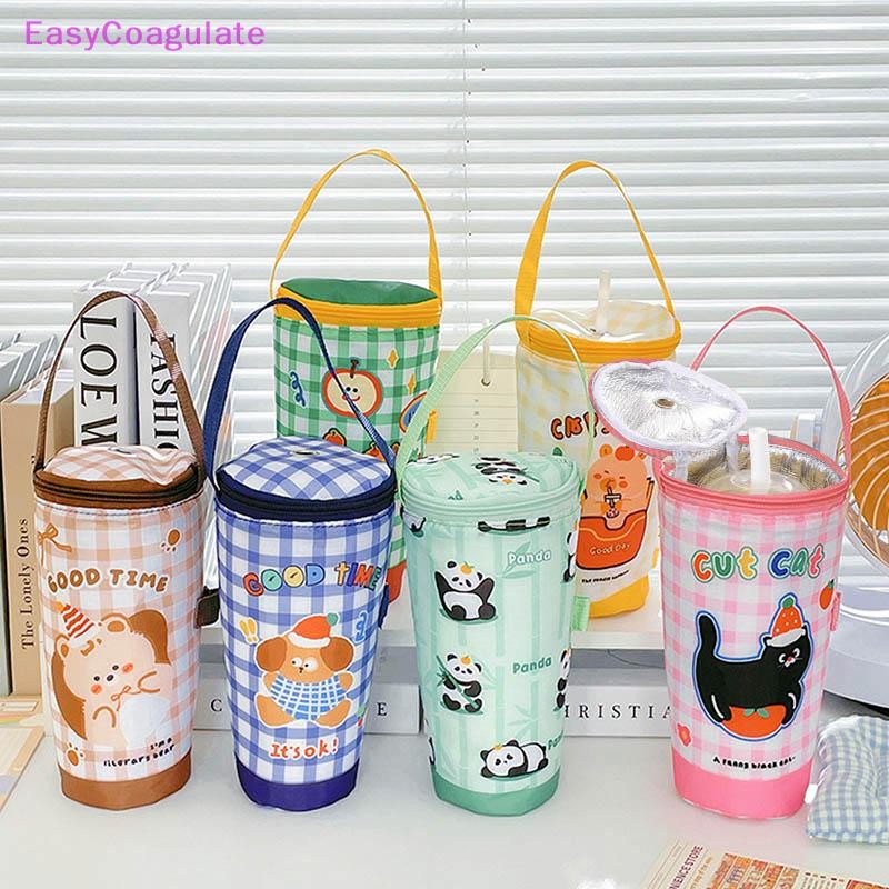 Eas แบบพกพานมชา Tote กระเป๋าเก็บความร้อนกระเป๋าถือเป็นมิตรกับสิ่งแวดล้อมกระเป๋าถือฉนวนถ้วย Tumbler ถ้วยอุปกรณ์เสริม Ate