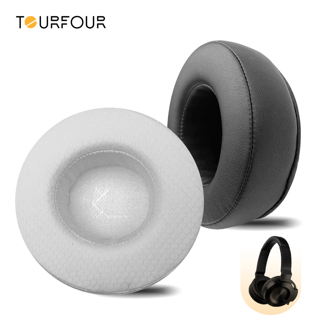 TOURFOUR เปลี่ยนแผ่นรองหูฟังสําหรับ Onkyo ES-CTI300 หูฟัง Ear Cushion Cover Sleeve Earmuffs ชุดหูฟัง